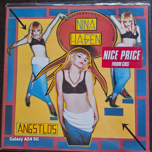 Nina Hagen Anglstos Inc. New York New York Lp 2da Mano