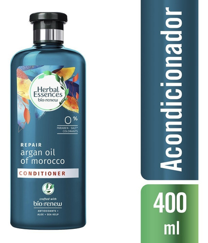 Acondicionador Herbal Essences Bio:renew Argan Oil 400 Ml