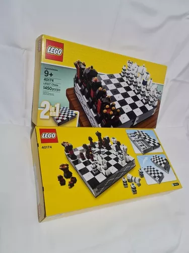 Brinquedo de Montar LEGO Xadrez e Dama 1450 Peças 40174
