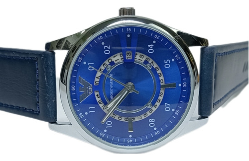 Reloj Casual Blue Dial Tipo Automático Pila  (Reacondicionado)