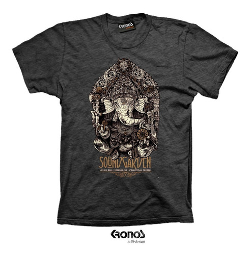 Remera Soundgarden Retro Vintage Tour Algodón Serigrafia