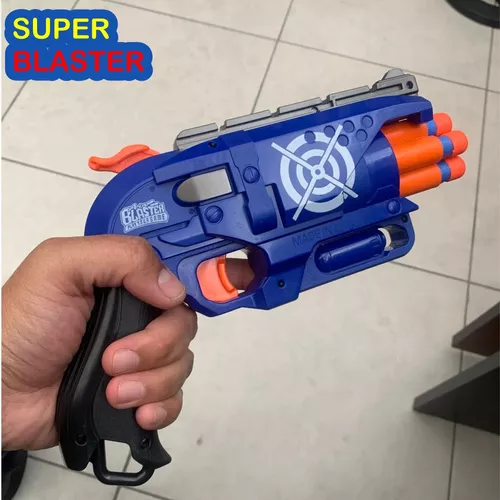 Pistola Arma Elite Dardos Blaster Gatilho Rápido Estilo Nerf