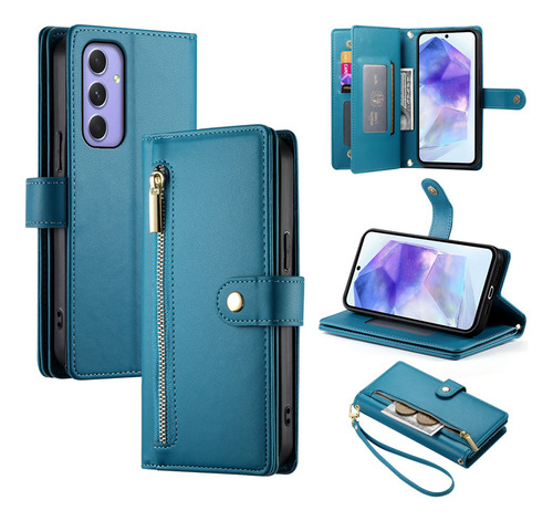 Funda De Teléfono De Piel Sintética De Lujo Para Samsung Galaxy A56 A36 A26 A16 A55 5g A35 A15 A25 5g A05s A54 A3 A33 A53