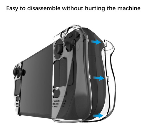 F Funda Para Consola De Juegos Portátil Crystal Shell