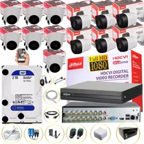 Comprar Cámaras Seguridad Kit Cctv 1080p Dahua Dvr 16ch+13 Cámaras