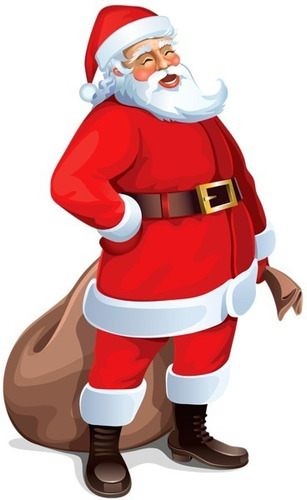 Imagen 6 de 7 de Gigantografia Silueta Corporea Papa Noel O Figura Navideña