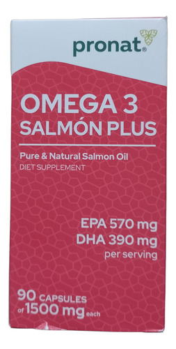 Omega 3 Plus De Salmón 90 Cápsulas Pronat Ultra Original 