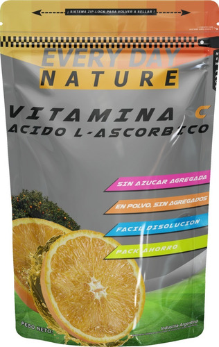 Vitamina C Acido Ascorbico Envase 2 Kg Every Day Nature Edn