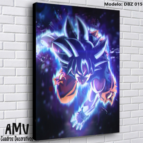 Cuadro Decorativo Goku Ultra Instinto Dragon Ball Arte 35x55 | Meses sin  intereses