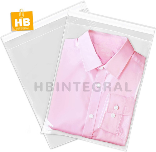 Imagen 4 de 10 de Bolsas Polipropileno Celofan Con Adhesivo 30x40+5 X 100u