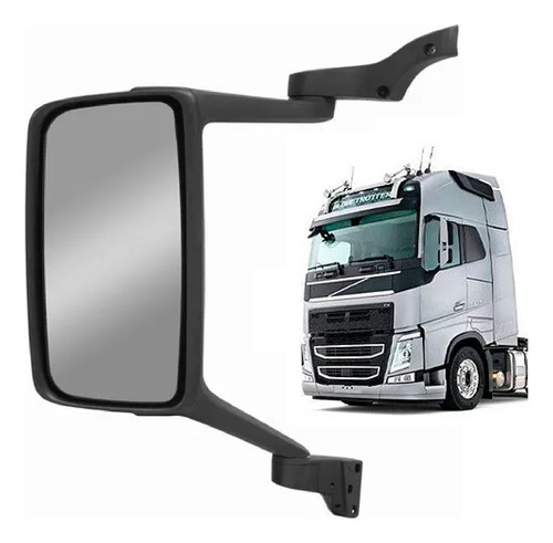 Espelho Retrovisor Volv Fh / Fm 2010 A 2014 Sem Auxiliar