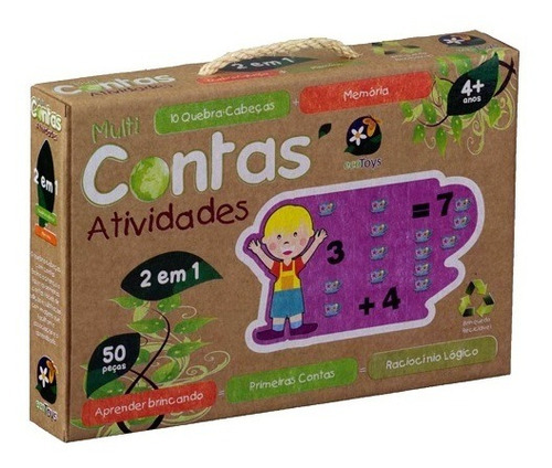 Multi Contas Quebra - Cabeça E Memória Bate Bumbo