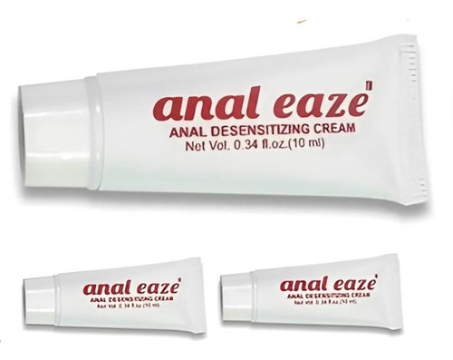 Lubricante Anal Eaze Desensibilizante Unisex 3pzas Relajante