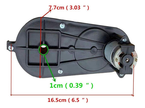 Caja De Cambios 12v390 20000rpm Con Motor De Cc, Motor Rs390