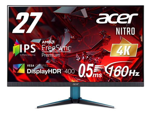 Monitor Acer Nitro 27 4k 160hz Ips Hdr 0.5ms  Laaca