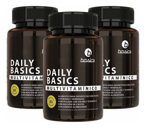 Daily Basics - Multivitamínico Pro - Pack 3 Meses Sabor Sin sabor