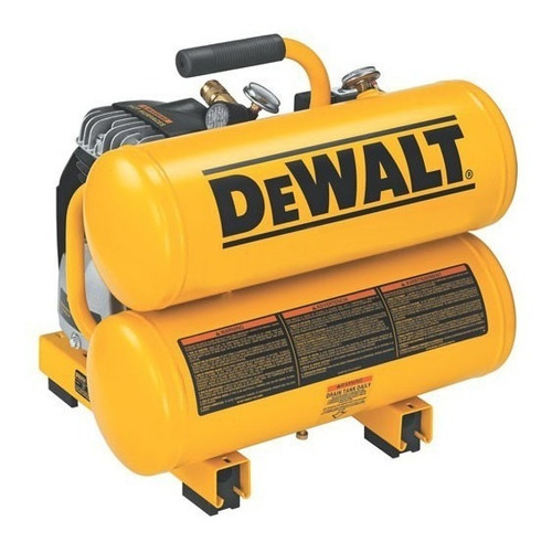 Compresor Dewalt D55151 Doble Tanque 1.1hp 4gl Lubric 3.2cfm