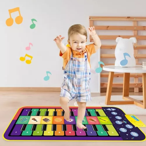 música infantil, jogo música chão piano pé criança, jogo toque música para  casa para meninos e meninas com mais 3 anos Riastvy : :  Brinquedos e Jogos
