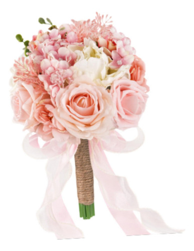 Roses Artificiales De 30 Cm Bride Boda Bouquet Bouquet Hecho