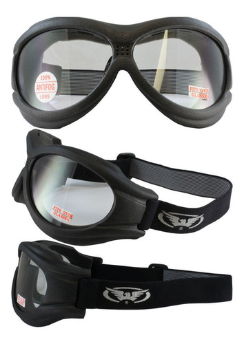 Gafas Para Motociclista Global Vision Antiniebla Con