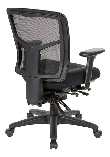 Asiento Freeflex De Respaldo Medio De Estrella De Oficina Co Color Black Material del tapizado office star