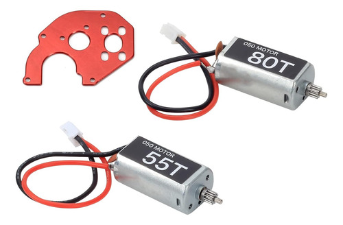Motor Cepillado Rcawd 050 55t Y Motor 80t Para 1/24 Scx24 De
