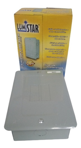 Caja Para Breaker Lumistar De 2 Circuitos Para Empotrar Bk01