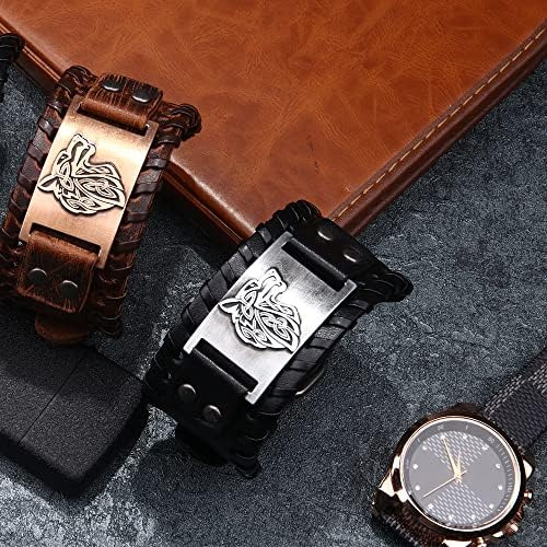 Pulseira Viking Turtledove Wolf Fenrir - Talismã Escandinav