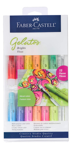 Faber-castell Gelatos Colors Set, Brights - Crayones De Pig.