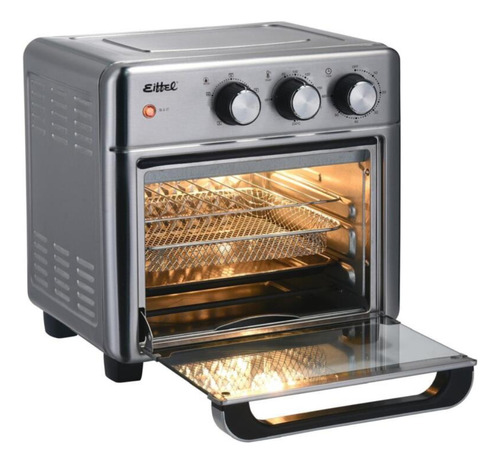 Horno Freidora De Aire Eiffel 15 Litros 2 En 1 Acero Inoxidable