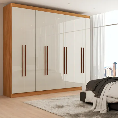 Guarda-roupa Casal Ele e Ela 8 Portas