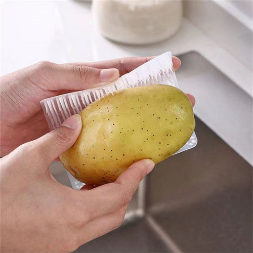 Cepillo De Limpieza Para Frutas Y Verduras V Flexible Vegeta