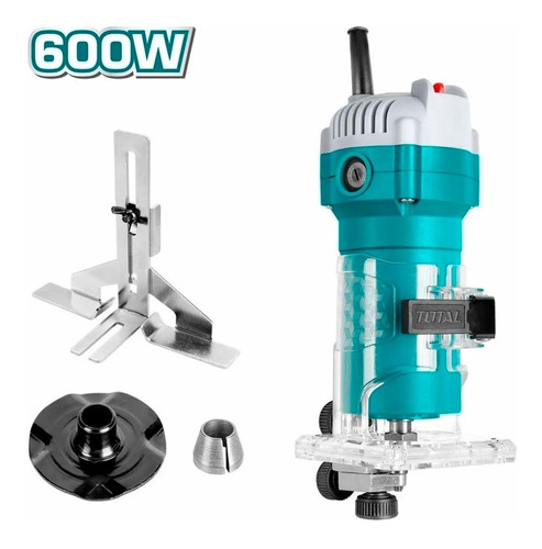 Fresadora Router De Mano Total Tlt6001-4 600w Premium