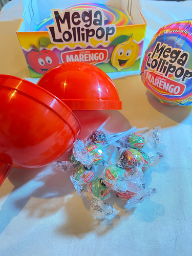 Chupetines Mega Lolly Pops Con 10 Unidades De 8gr - Pack X 4
