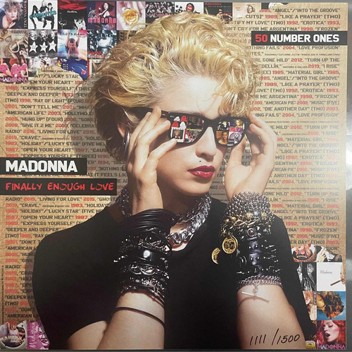 Litografía Madonna 50 Number Ones / Finally Enough Love