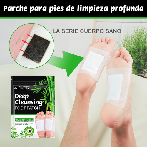 Caja De 10 Parches Desintoxicantes Kinoki Para Pies