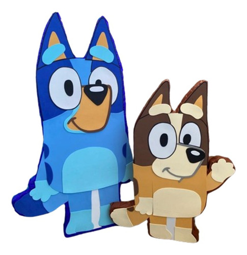 Figuras Bluey Cotillón Cumpleaños