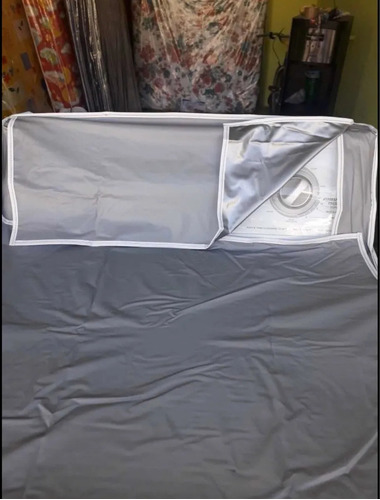 Funda De Lavadora Cubre Lavadora A Prueba De Agua Y Polvo Gris