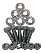 Comprar Tornillos Decorativos Moto Y Carro Con Tuercas Cromado 6pzs 