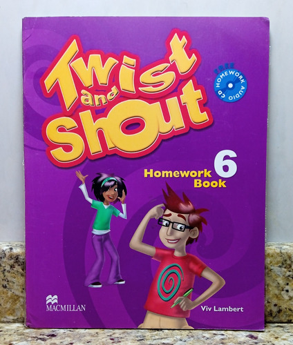 Libro + Cd De Ingles Twist And Shout Homework Book 6