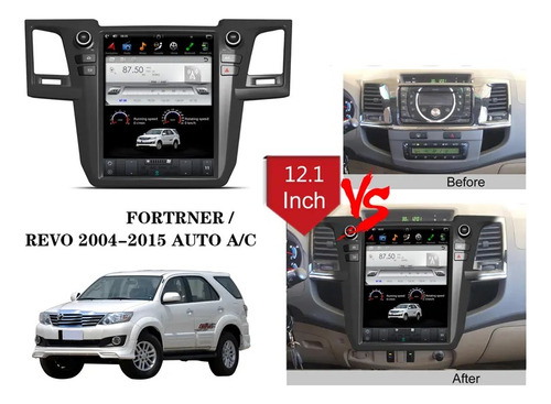 Radio Tesla Android 13 / Para Toyota Fortuner/hilux 07/15