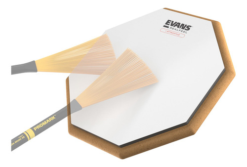 Almohadilla De Práctica De Batería Evans Realfeel Attacktile