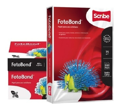 Papel Bond Blanco Doble Carta 75 Grs  Con 500 Hjs