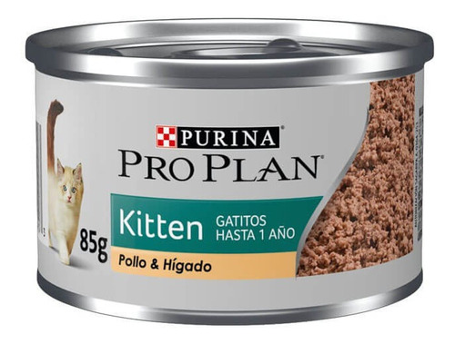 Purina Pro Plan Gatito Kitten Chicken Liver 85 Gr