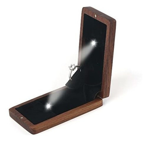 Caja De Propuesta De Madera Yookin Con Luz Led, Diseño DeLG