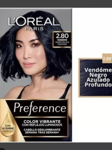 Tinte Preference Loréal Alto Brillotono 2.80