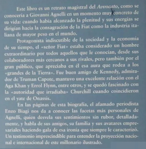 Giovanni Agnelli El Señor Fiat Enzo Biagi