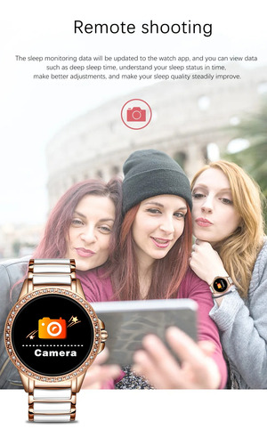 Reloj Int Smartwatch Mujer Estilo Sofisticado Y Ligero Ip67