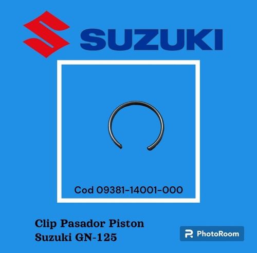 Clip Pasador Piston Suzuki Gn-125 