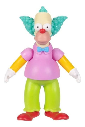 Figura De Acción Jakks Pacific Simpsons Krusty El Payaso 2.5